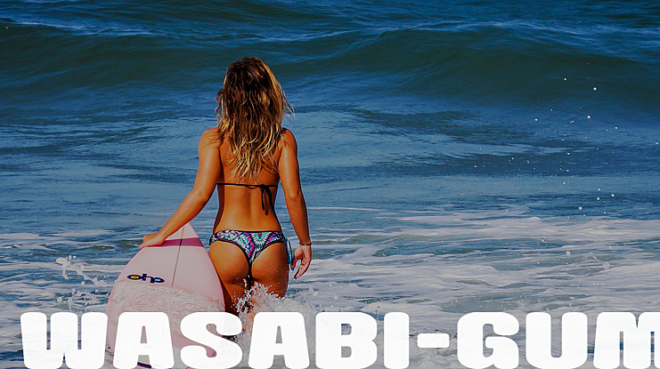 Wasabi-Gum Font