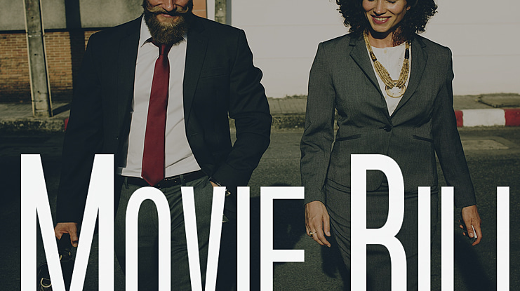 Movie Bill Font