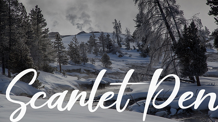 Scarlet Pen Font