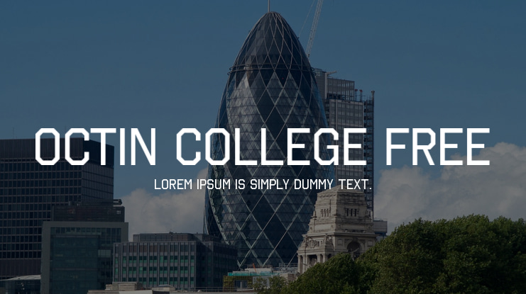 Octin College Free Font