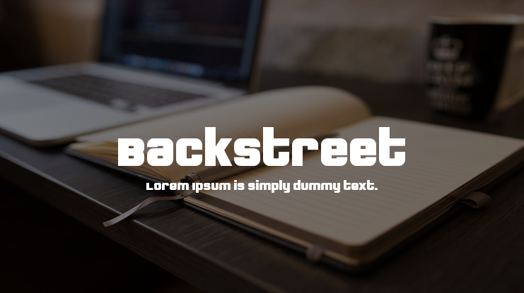Backstreet Font