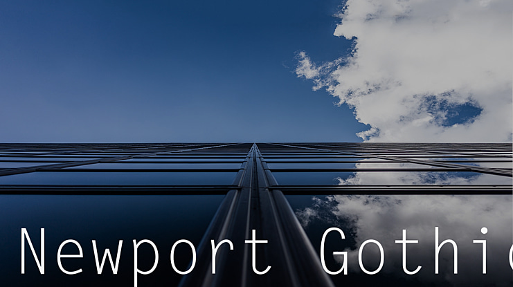 Newport Gothic Font Family