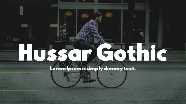 Hussar Gothic Font Family