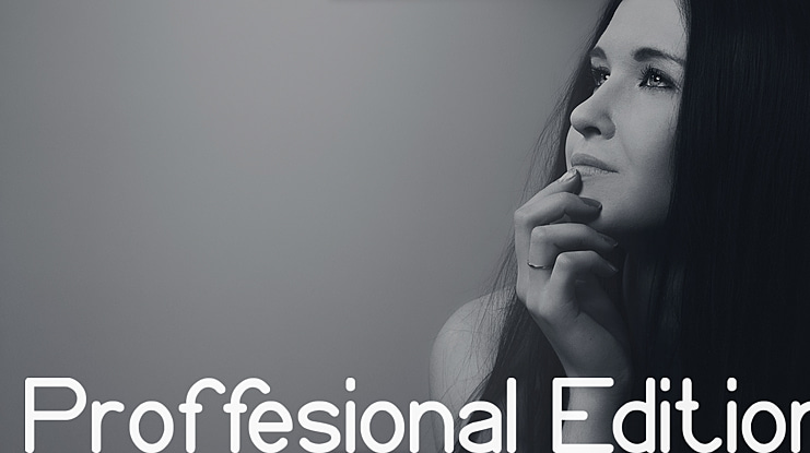 Proffesional Edition Font