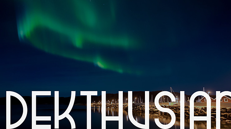 dekthusian Font