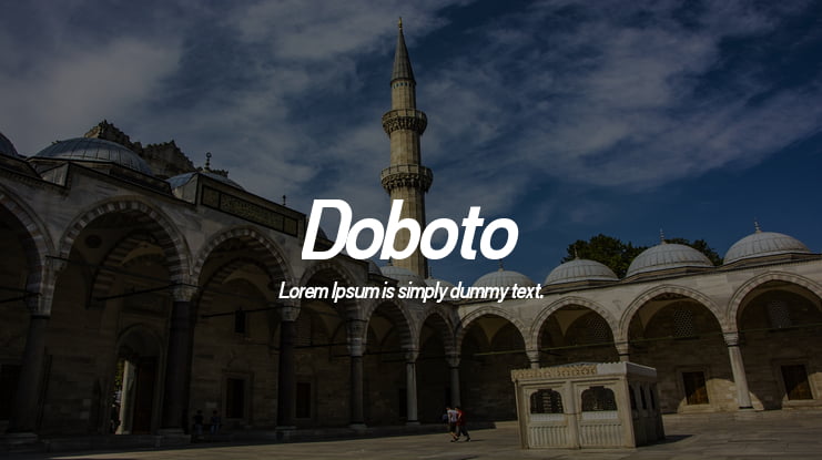 Doboto Font Family