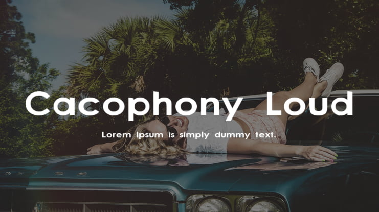 Cacophony Loud Font Family