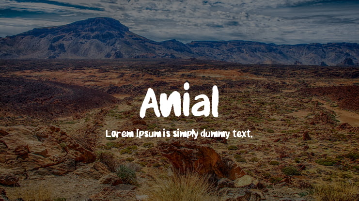 Anial Font