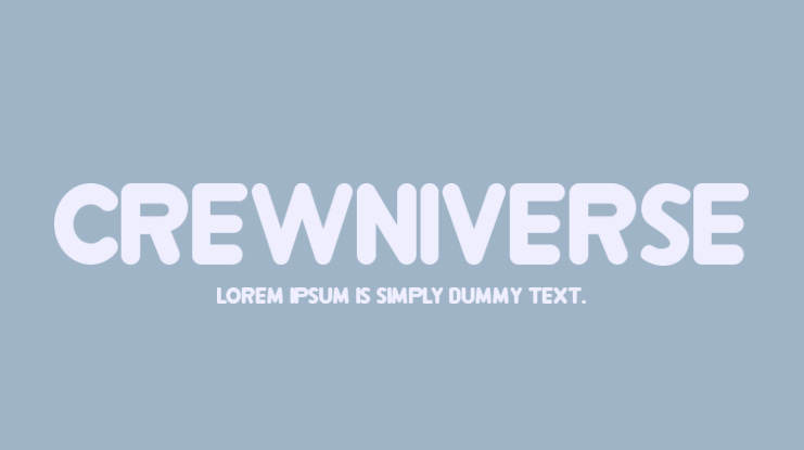 Crewniverse Font