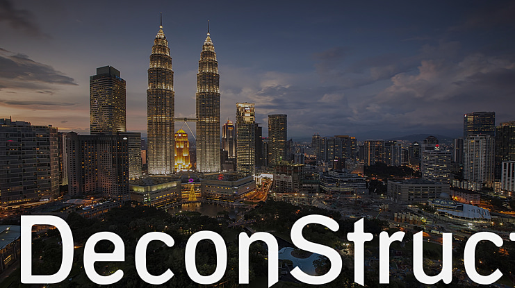 DeconStruct-Black Font Family