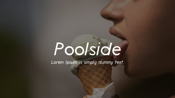Poolside Font