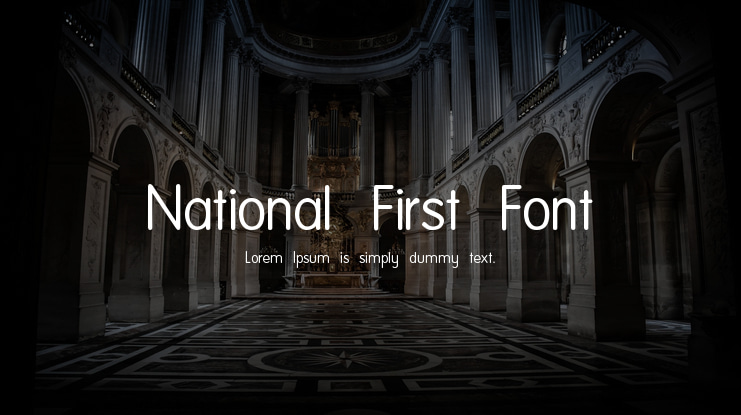 National First Font
