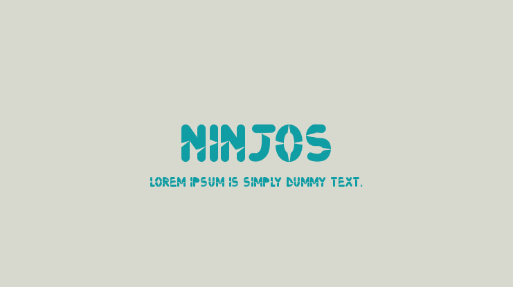 Ninjos Font