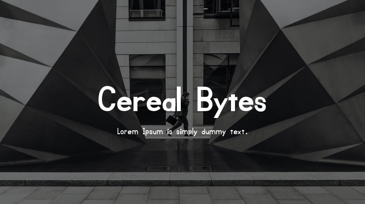 Cereal Bytes Font