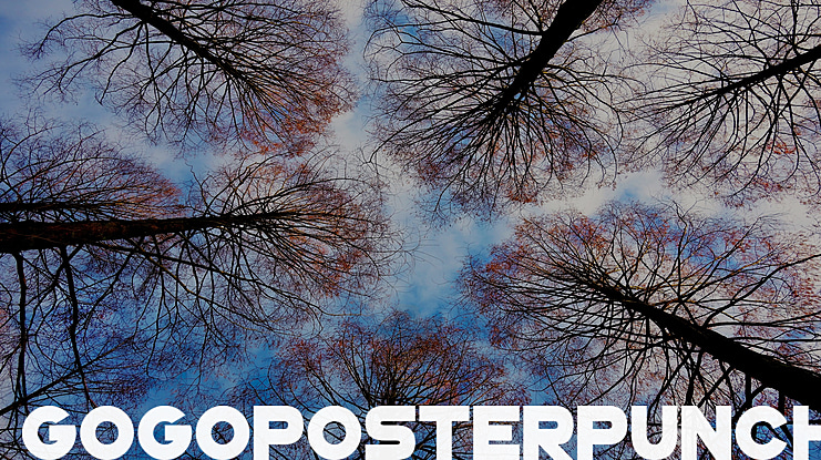 GoGoPosterPunch Font Family