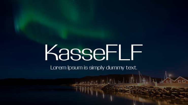 KasseFLF Font Family