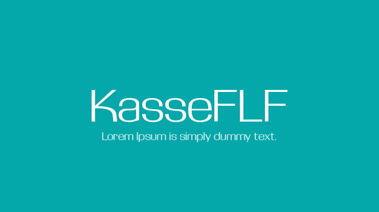 KasseFLF Font Family