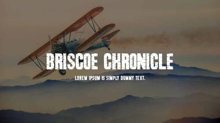 Briscoe Chronicle Font Family