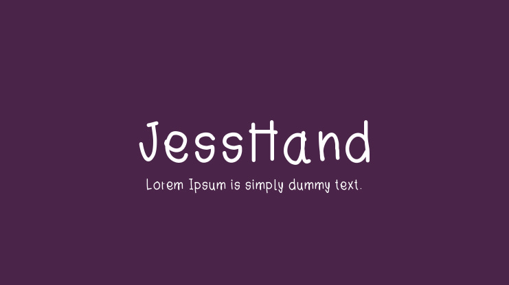 JessHand Font