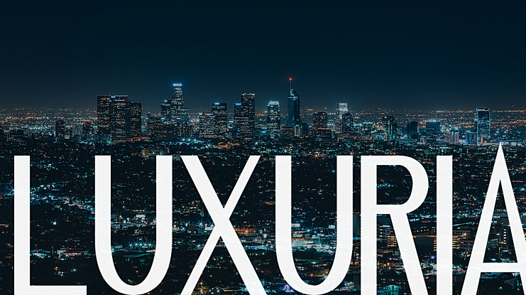 Luxuria Font