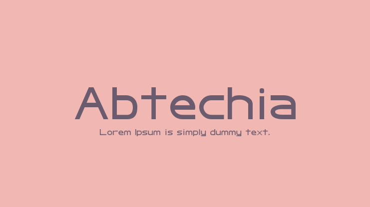 Abtechia Font