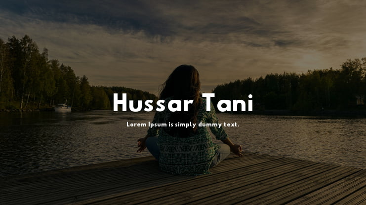 Hussar Tani Font Family