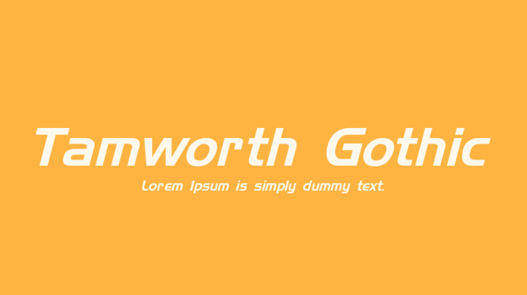 Tamworth Gothic Font