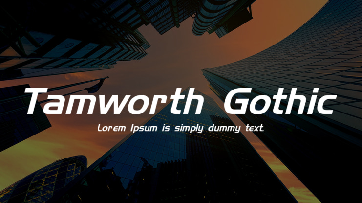 Tamworth Gothic Font