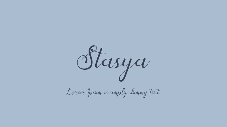 Stasya Font
