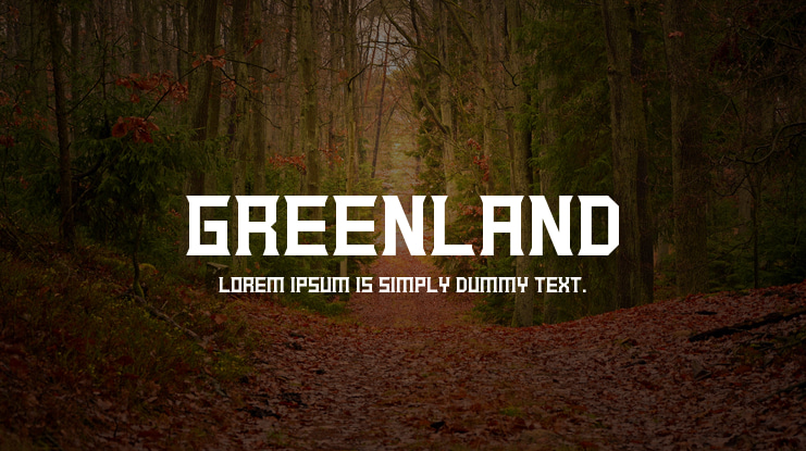 GREENLAND Font