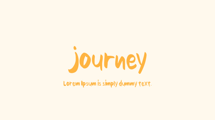 journey Font