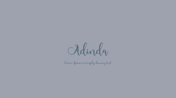 Adinda Font