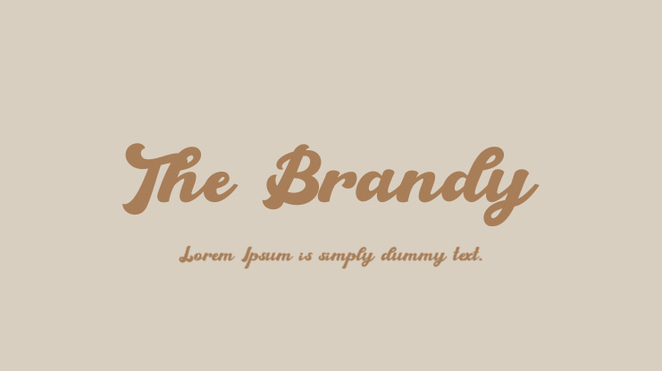 The Brandy Font