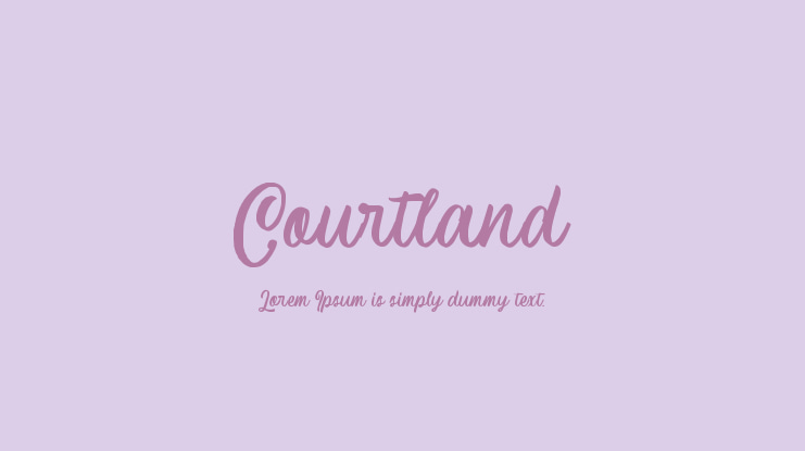 Courtland Font