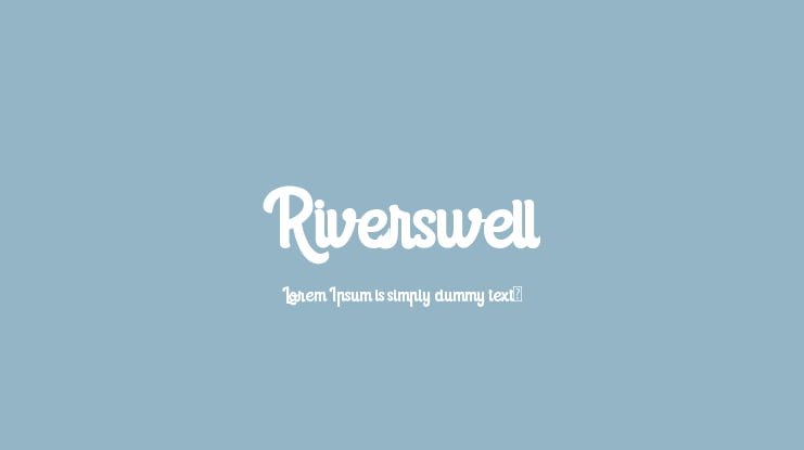 Riverswell Font