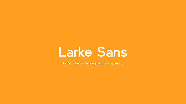 Larke Sans Font