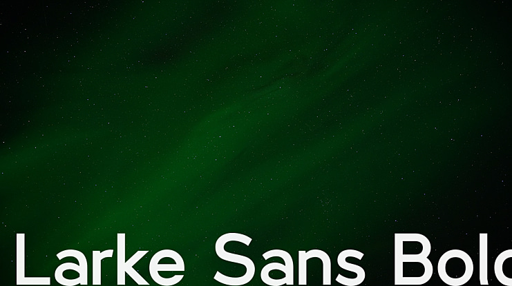 Larke Sans Font