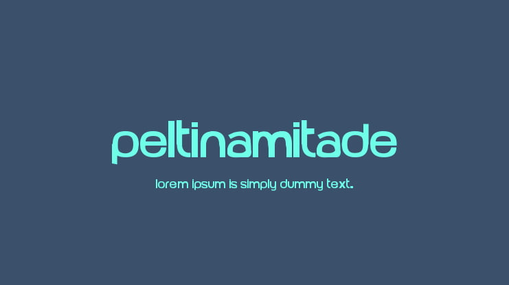 Peltinamitade Font