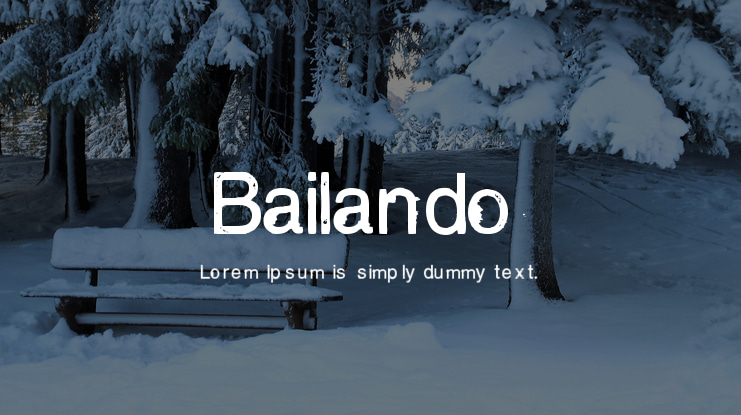 Bailando Font