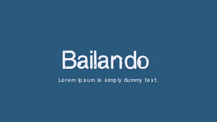 Bailando Font