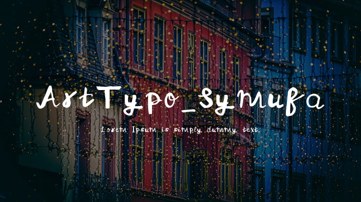 ArtTypo_Symufa Font