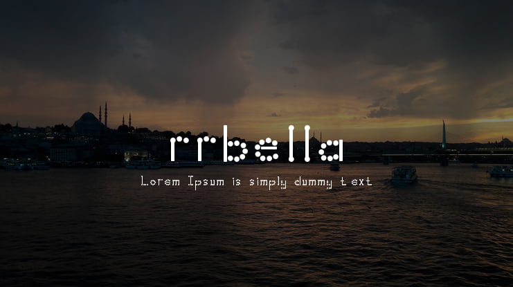 rrbella Font Family