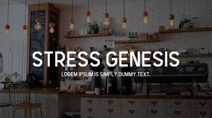 Stress Genesis Font