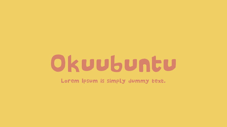 Okuubuntu Font