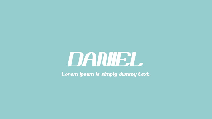 DANIEL Font Family