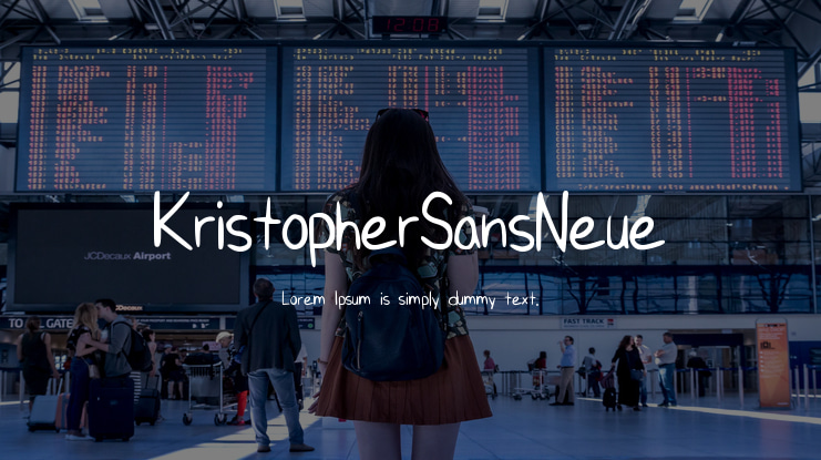 KristopherSansNeue Font