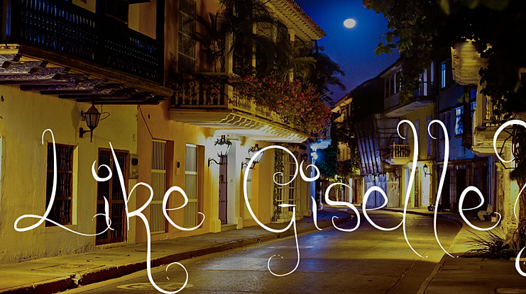 Like Giselle? Font