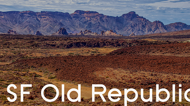 SF Old Republic Font Family