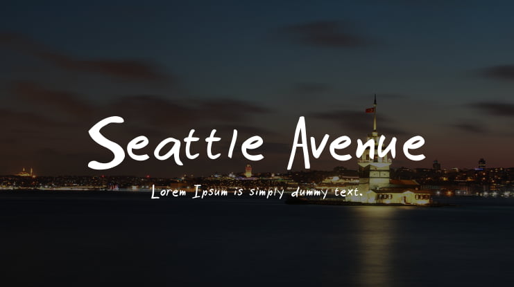 Seattle Avenue Font