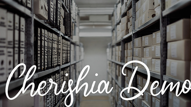 Cherishia Demo Font